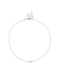 Mood Mini Pink Bead And Charm Necklace