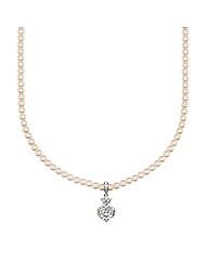 Jon Richard Cubic Zirconia Pearl Pendant