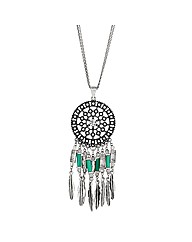 Mood Dream Catcher Pendant Necklace