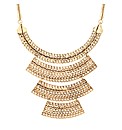 Mood Four Tier Gold Plate Necklace