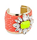 Mood Multi Stone Neon Cord Wrap Cuff