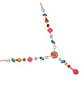 Mood Bright Mixed Bead Y Drop Necklace