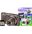 Nikon Coolpix S9500 3D Bronze Camera Kit