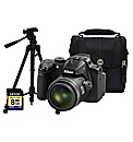 Nikon Coolpix P520 3D Black Camera Kit