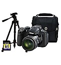Nikon Coolpix P520 3D Silver Camera Kit