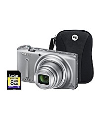 Nikon Coolpix S9400 3D Silver Camera Kit