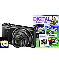 Nikon Coolpix S9500 3D Black Camera Kit
