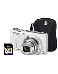 Nikon Coolpix S9400 3D White Camera Kit