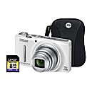 Nikon Coolpix S9400 3D White Camera Kit