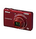 Nikon Coolpix S6200 Camera Red 16MP