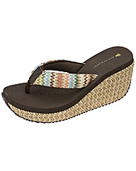 Dunlop Raffia  Wedge