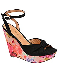 Ravel Louise floral Wedge