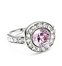 Jon Richard Pink Crystal Surround Ring