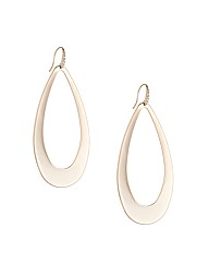 Mood Gold Cut Out Metal Teardrop Earring