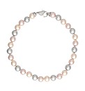 Jon Richard Triple Tone Pearl Necklace