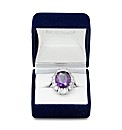 Jon Richard Purple Cubic Zirconia Ring