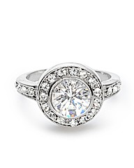 Jon Richard Crystal Stone Surround Ring