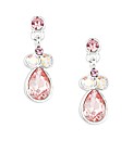 Jon Richard Pink Crystal Drop Earring