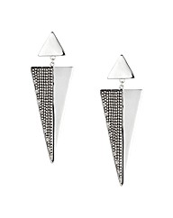 Mood Ball Encased Triangle Drop Earring