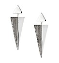 Mood Ball Encased Triangle Drop Earring