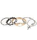 Mood Mixed Metal Stretch Bangle Pack