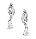 Jon Richard Crystal Peardrop Earring