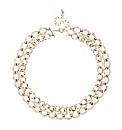Mood Double Row Gold Link Chain Necklace