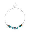 Mood Mixed Blue Bead Stacker Necklace