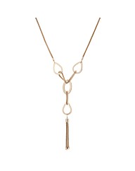 Mood Gold Link Tassel Long Necklace