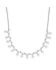 Jon Richard Crystal And Pearl Necklace