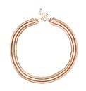 Mood Rose Gold Herringbone Necklace