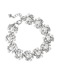 Jon Richard Crystal Pearl Drop Bracelet