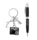Mood Pen And Crystal Handbag Keyring