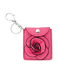 Mood Pink Floral Mirror Purse Keyring