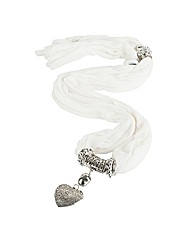 Daniel Bead Heart Scarf