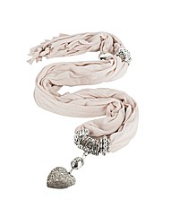 Daniel Bead Heart Scarf