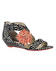 Ruby Shoo Faye Low Wedge Sandal