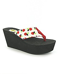 Rocket Dog Diver Wedge Flip Flop