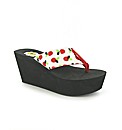 Rocket Dog Diver Wedge Flip Flop