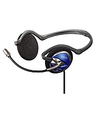 Hama CS-498 Foldable Neckband PC Headset