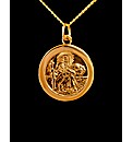 Rolled Gold St Christopher Pendant