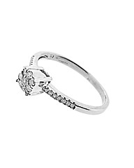 9ct White Gold 0.20ct Diamond Ring