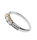 9ct White Gold Diamond Romancing Ring
