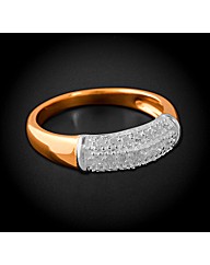 GPS 0.25ct Diamond Pave Ring