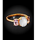 GPS Amethyst and Moonstone Ring