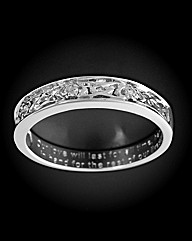 9ct WG Diamond Set Together Forever Ring