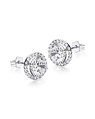 9mm Round CZ and Pave Set Studs