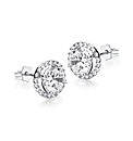 9mm Round CZ and Pave Set Studs