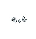 9ct White Gold Solitaire Diamond Studs