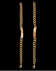 Gold Plated Best Grandson Bracelet